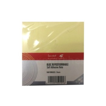Post it Lauréat Jaune 75*75