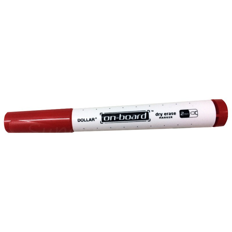 Marqueur effaçable Rouge pour tableau blanc Dollar