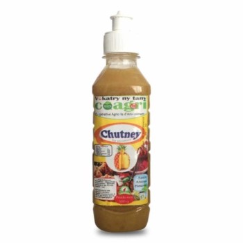 Chutney ananas au miel Coagri | 340ml | Sans conservateur | Bouteille en verre | 100% Malagasy
