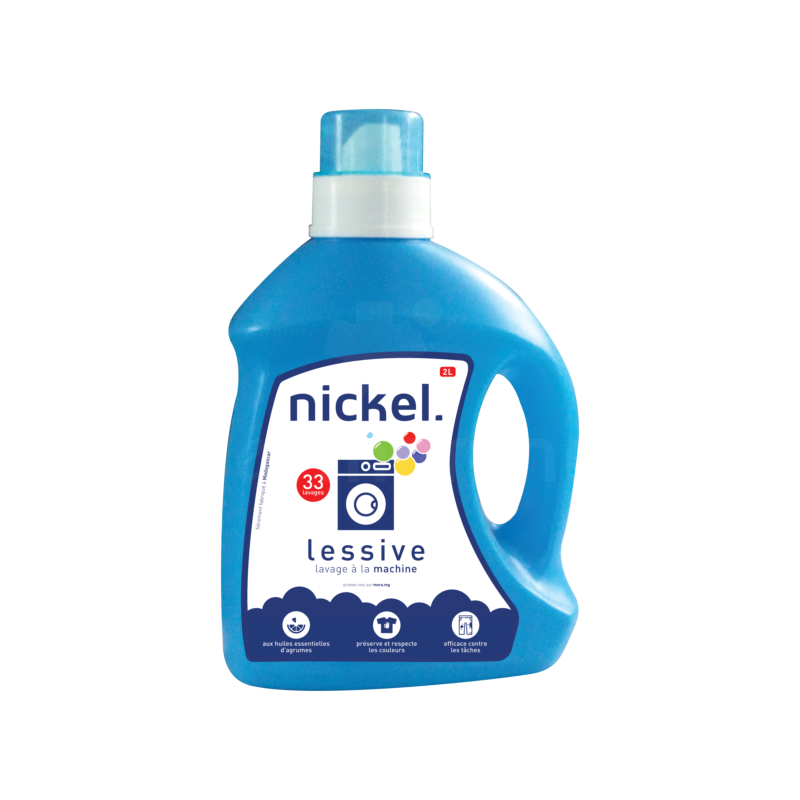 Lessive Machine aux Huiles Essentielles d'Agrumes Nickel 2L