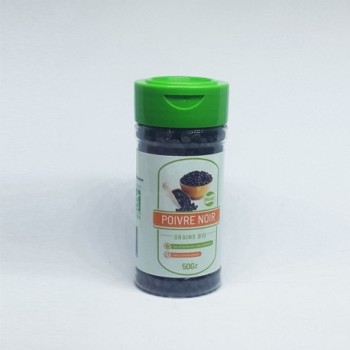 Poivre Grain Bio Phael Flor 50g | Sans Conservateurs | Issu Directement des Planteurs