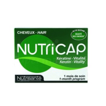 Soin Kératine et Vitalité Nutricap Boite de 30 Capsules | 1 mois de soin pour la Beauté des cheveux