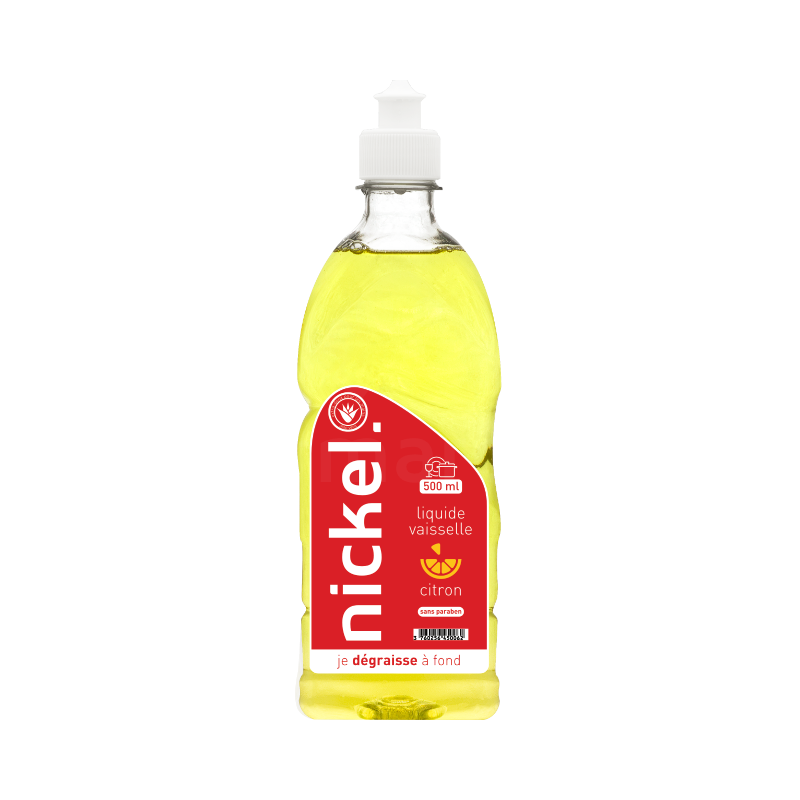 Liquide Vaisselle Citron Nickel 500ml