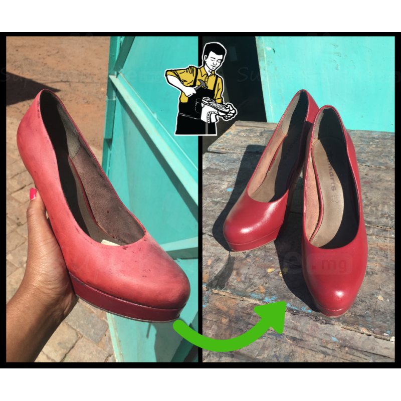 Teinte chaussures cuir par Rainivony | Escarpin