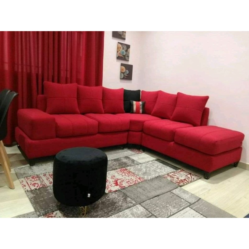 SALON  D'ANGLE STANDARD rouge