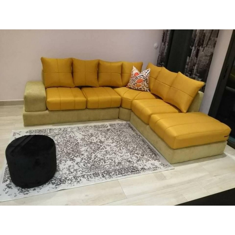 SALON D'ANGLE STANDARD jaune