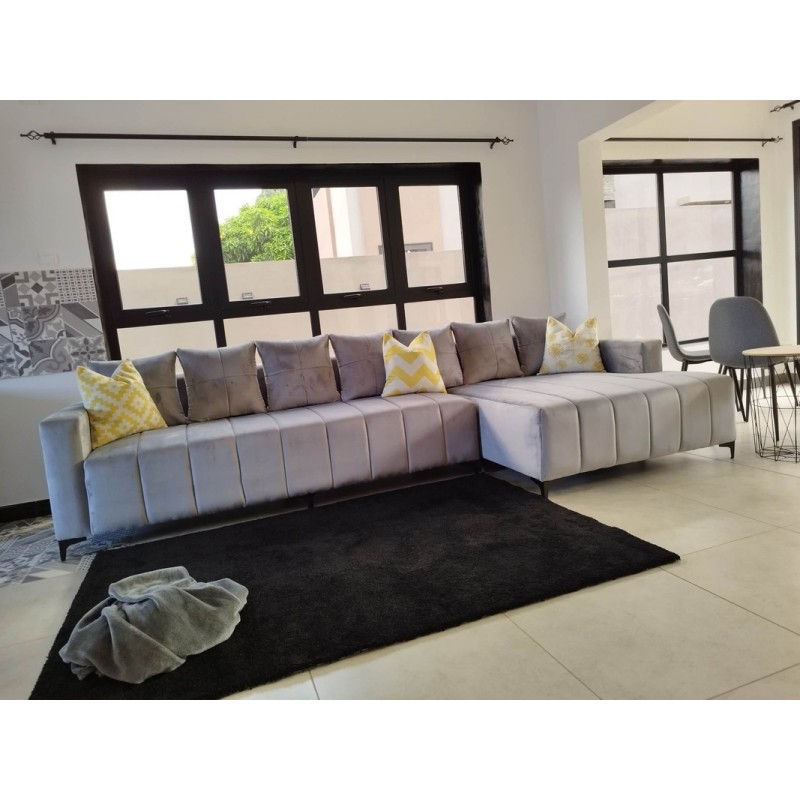 SALON VELOURS GGM COCOON gris