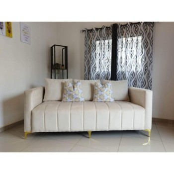 SALON VELOURS COCOON 3 PLACE beige