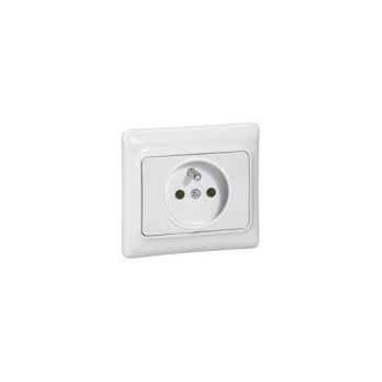 PRISE ENCASTRE 2P 10A BLANC KAPTIKA 782110 LEGRAND