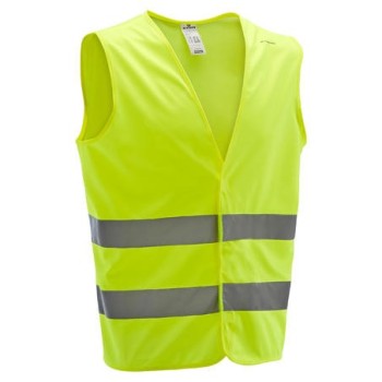 GILET DE SECURITE FLUORESCENT ORANGE - TAILLE L
