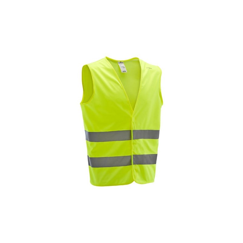 GILET DE SECURITE FLUORESCENT ORANGE - TAILLE L