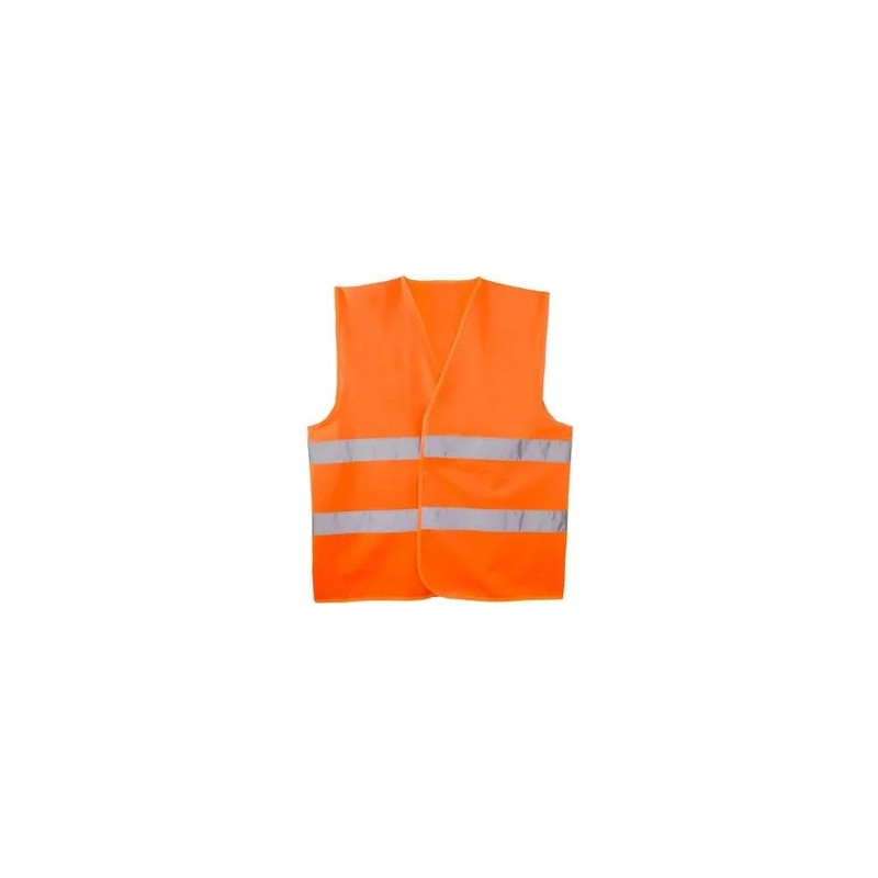 GILET DE SECURITE FLUORESCENT ORANGE - TAILLE XL