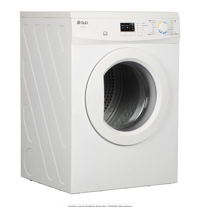 AYA SECHE-LINGE HUBLOT DV-70Q5D 7KG BLANC FDV