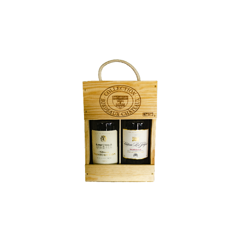 COFFRET 2B BORDEAUX Château Fontcoulon 2016/Château La Jalgue 2017 75Cl