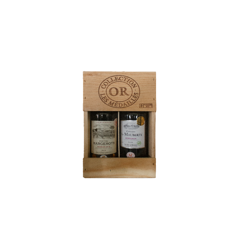 COFFRET 2B BORDEAUX Château Margerot 2018 / Château La Mauberte 2018 75Cl