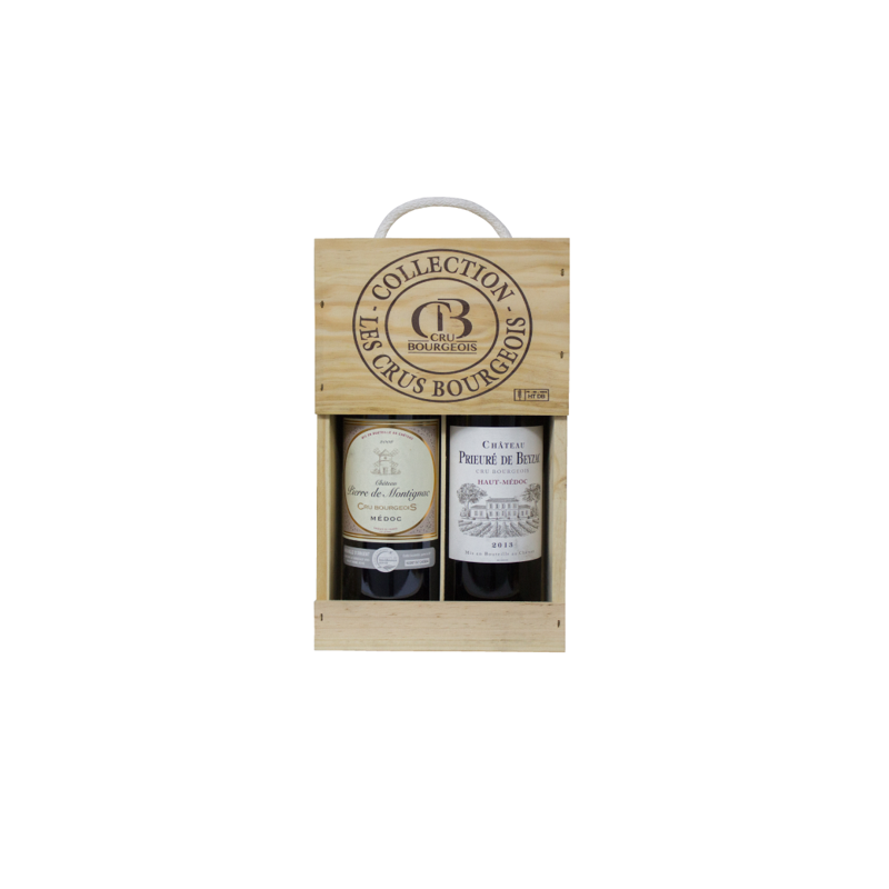 COFFRET 2B C.BGS MEDOC Château  Montignac 2010/HAUT MEDOC P.Beyzac 2013 75Cl