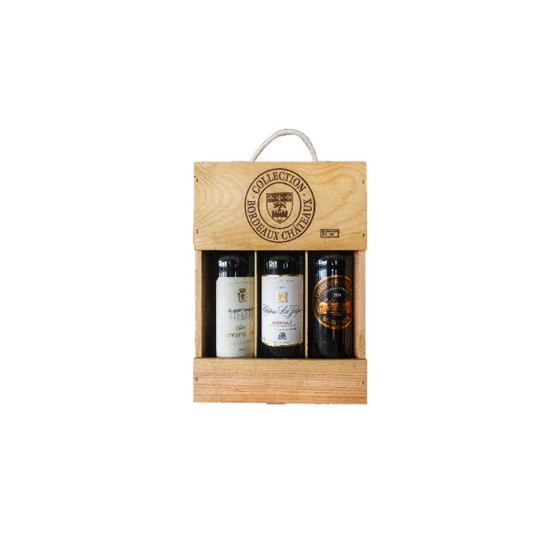 COFFRET 3B BORDEAUX Château Fontcoulon 2016 /La Jalgue 2017 / Haut Clary 2020 75Cl