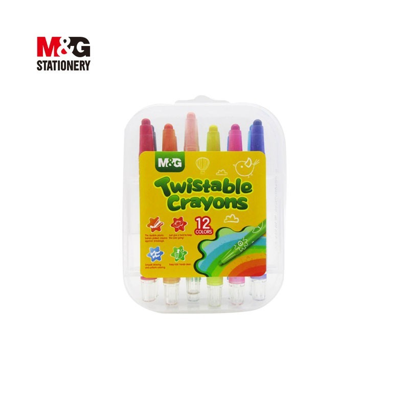 Crayon a cire torsadé 12