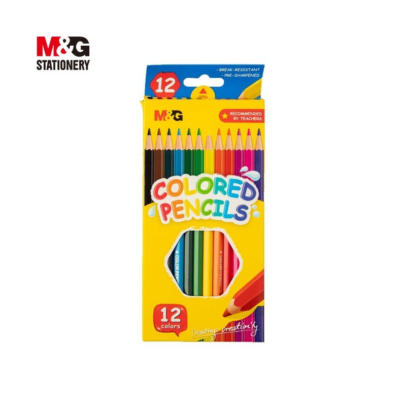 Crayon de couleur bte jaune 12