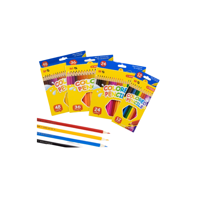 Crayon de couleur bte jaune 36