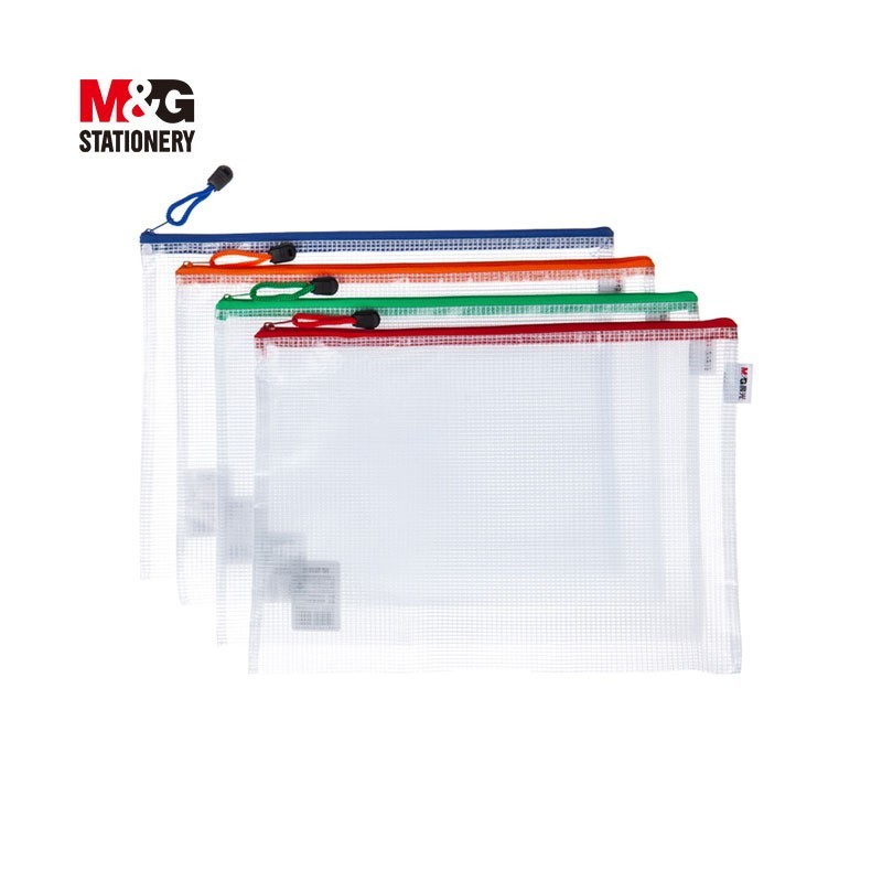 Pochette plastique a carreaux A4