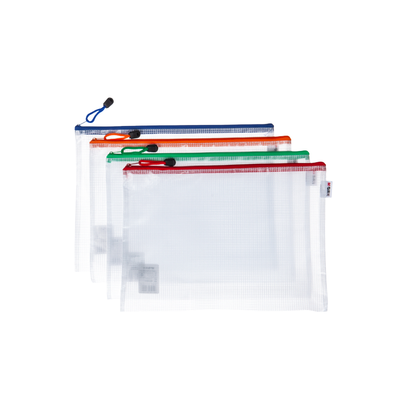 Pochette plastique a carreaux A5