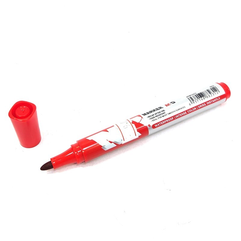 Marqueur tableau blanc chisel rouge