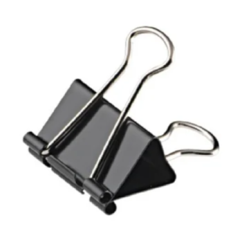 Pince double clip 15MM noir