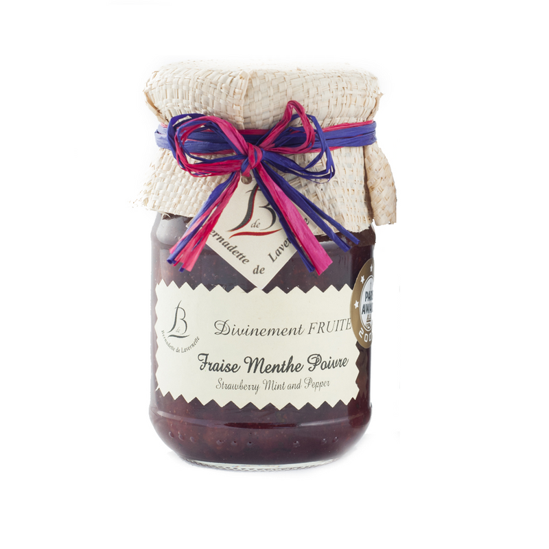 Confiture Fraise Menthe Poivre 250g
