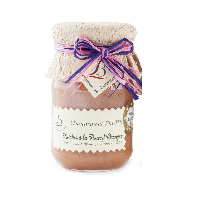 Confiture Litchi à la Fleur dOranger 35g
