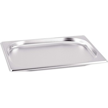 Plat gastronome en acier inoxydable de 35