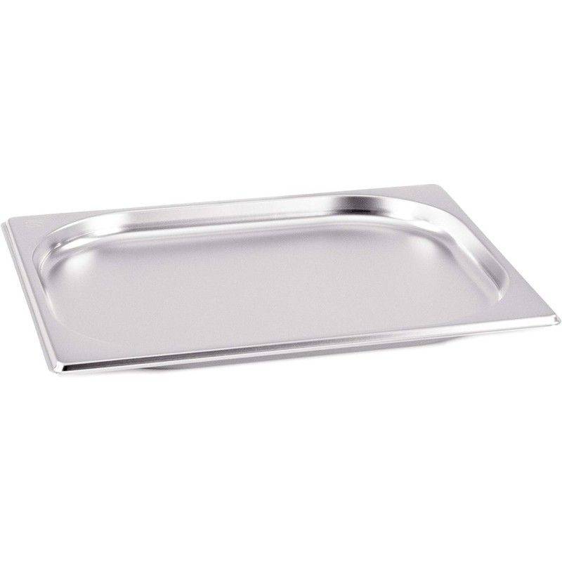 Plat gastronome en acier inoxydable de 35