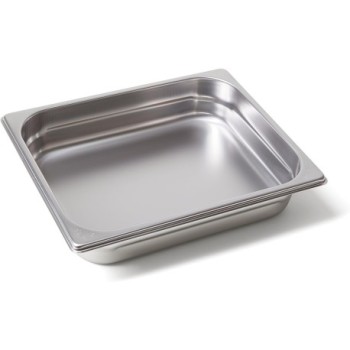 Plat gastronome en acier inoxydable de 35