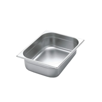 Plat gastronome en acier inoxydable de 32