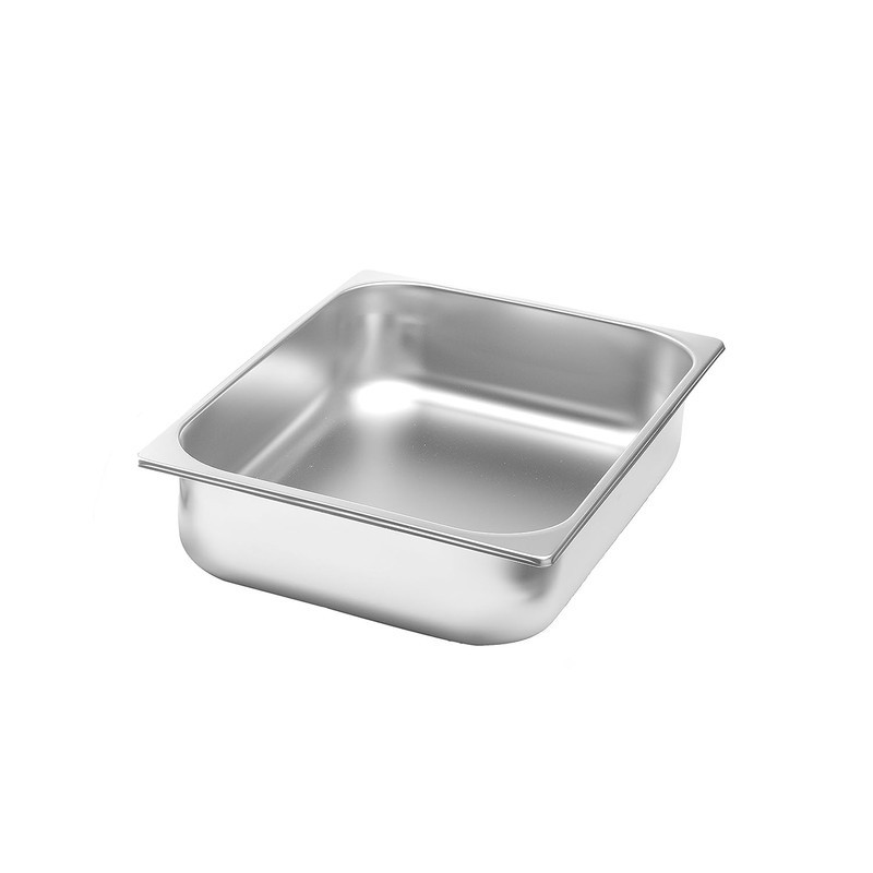 Plat gastronome en acier inoxydable de 32