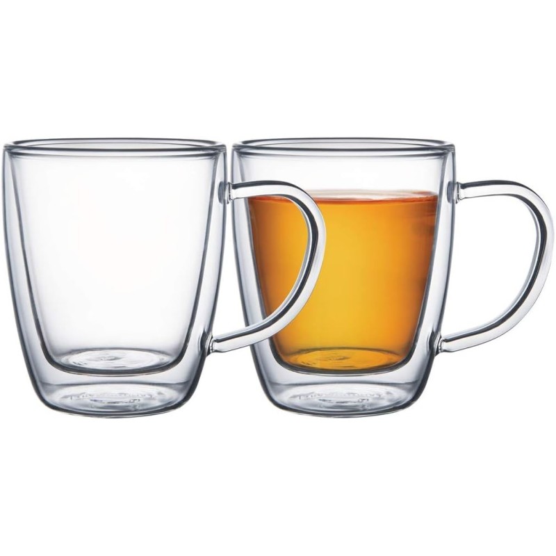 Set de 2 tasses à cappuccino ou à thé de 27cl