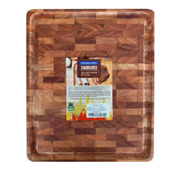 Planche à barbecue inversable de 45x34cm en bois