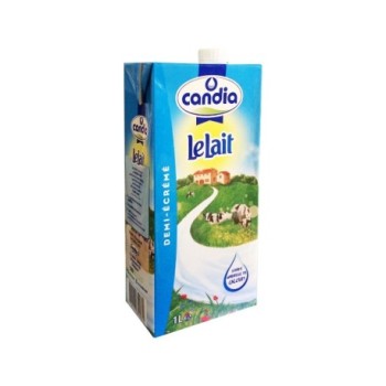 Lait demi écrémé Candia LeLait 1L