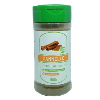 Cannelle Moulue Bio Phael Flor 50g | Sans Conservateurs | Issu Directement des Planteurs