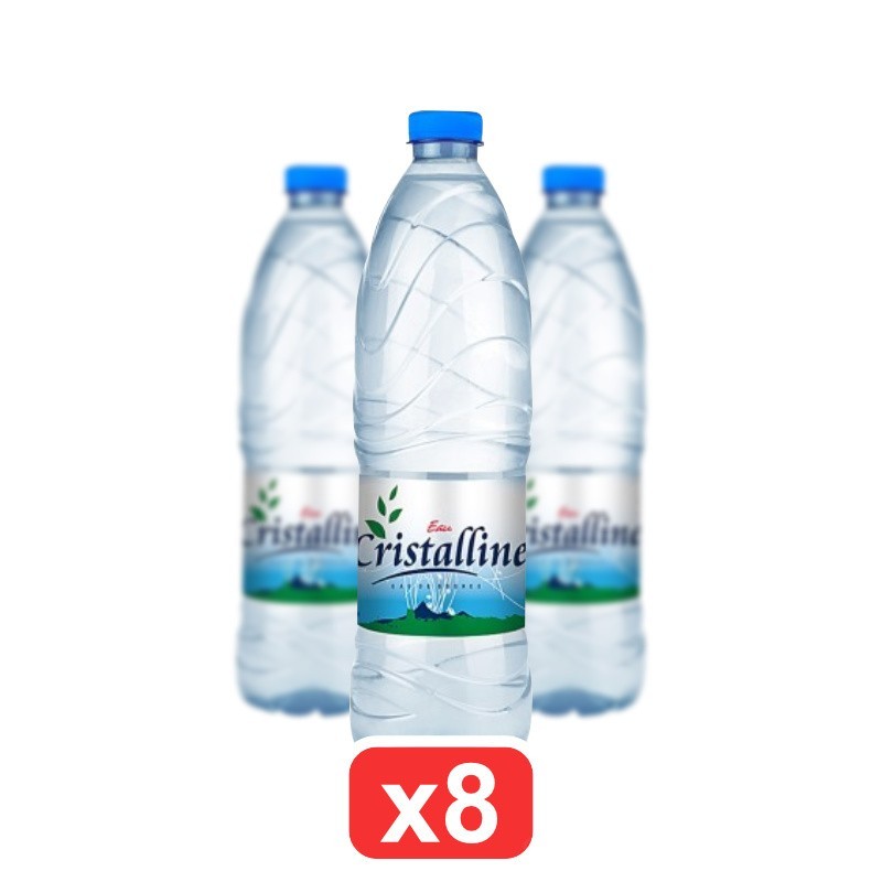 Cristalline 8 x 1L | Pack | Eau minérale de Madagascar
