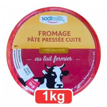 Gruyère Mangoro entre 800g et 1kg | Fromage Pâte Pressée Cuite au Lait Fermier de Madagascar