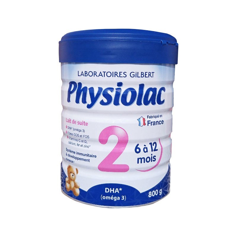 Lait 2e Âge Physiolac 800g | 6 à 12 mois