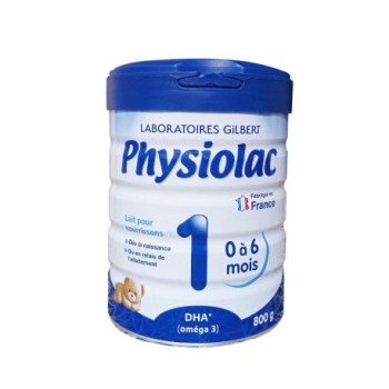 Lait 1er Âge Physiolac 800g | 0 à 6 mois