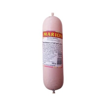 Saucisson à l'ail Pur Porc Marion 500g