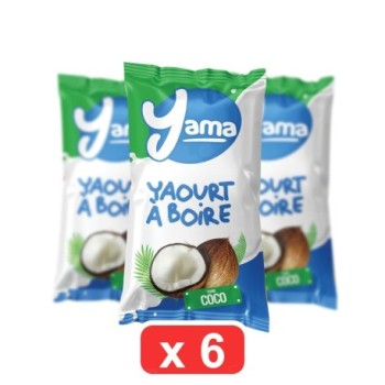 Pack de 6 Yaourt à Boire Yama Coco 125ml