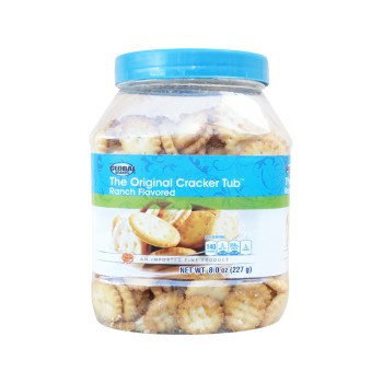 Mini Crackers Ranch Flavored Cracker Tub 227g | en boite