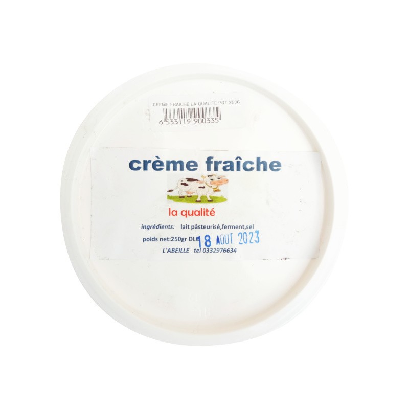 Crême fraiche 250ml Laqualité | Super Frais