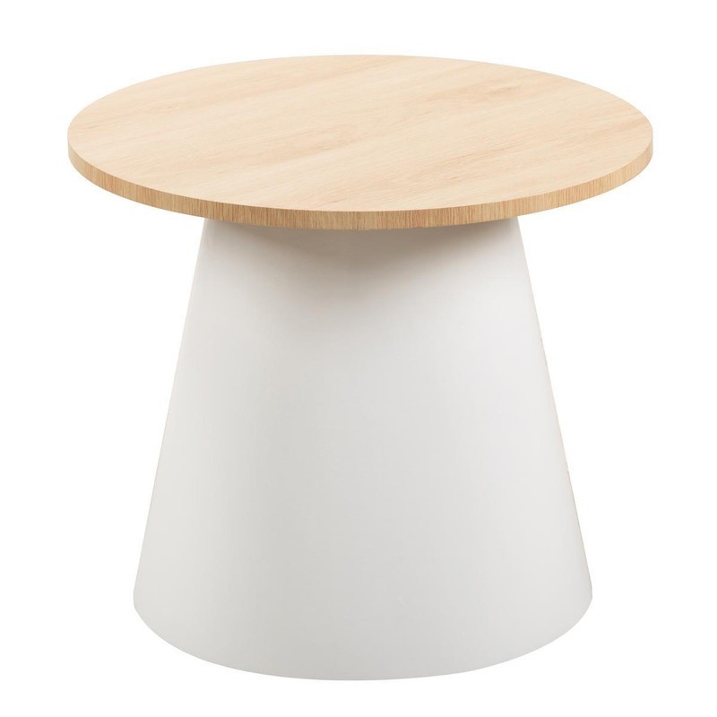 TABLES Blanc PP+MDF with  oak veneer