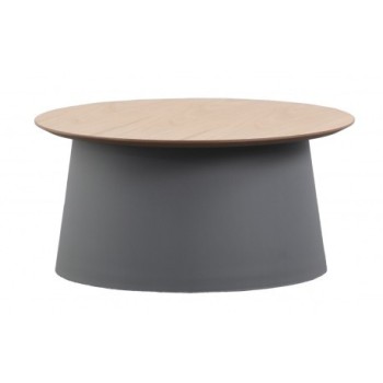 TABLES Gris PP+MDF with  oak veneer