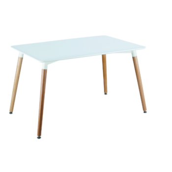 TABLES MDF top &beech legs 120*80*73cm